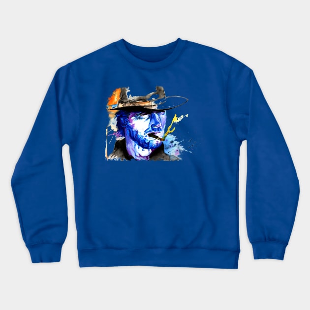 Clint Eastwood get three coffins ready Crewneck Sweatshirt by beaugeste2280@yahoo.com